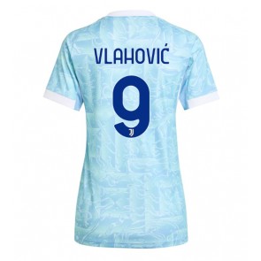 Juventus Dusan Vlahovic #9 Gostujuci Dres za Ženska 2025-26 Kratak Rukavima